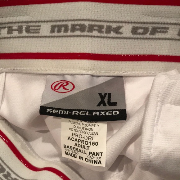 Rawlings Pants Rawlings Mens Pro5 Baseball Pants Nwt White Poshmark